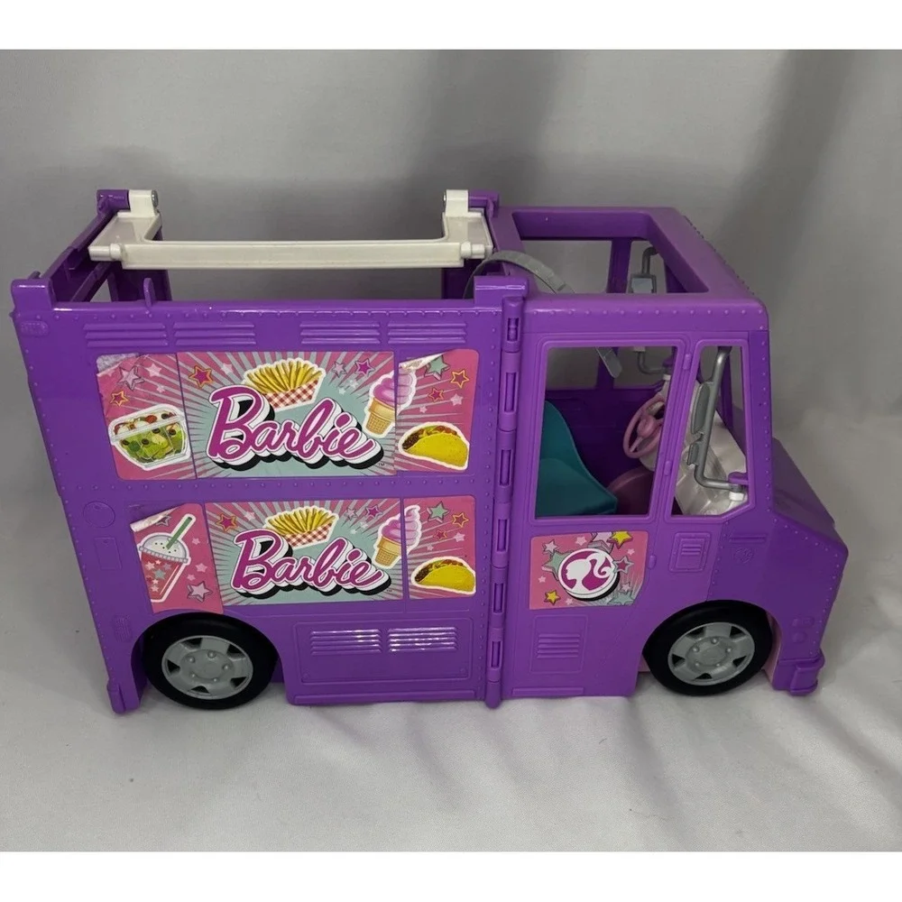 2020 Barbie Fresh 'n' Fun Food Truck Mattel With Accessories